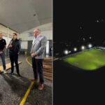 Enersa realizó obras de iluminación en clubes de Pueblo Liebig y Aldea San Antonio